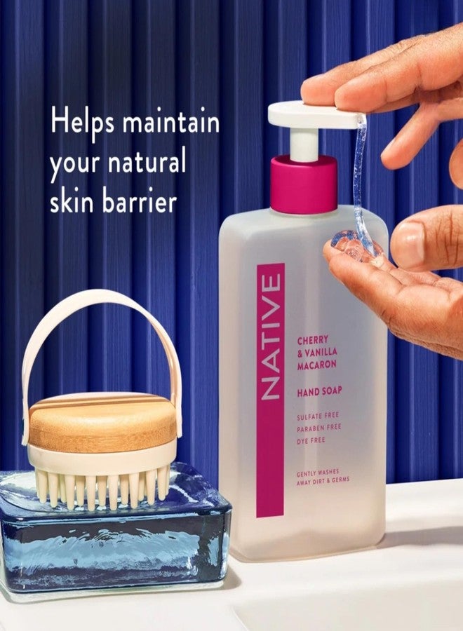 نيتيف مجموعة صابون اليدين ناتيف، برائحة الكرز والفانيليا ماكارون وجوز الهند والفانيليا، خالٍ من الكبريتات، 13 أونصة سائلة، عبوة من قطعتين - Image 2